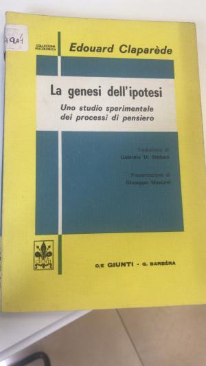 La genesi dell'ipotesi